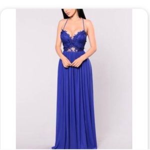 Fashion nova Hello Darling dress, blue